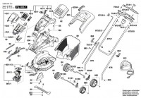 Bosch 3 600 H81 703 ROTAK 37 LI Lawnmower Spare Parts